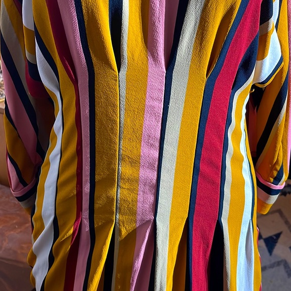 Zara stripe shift dress sz S/M - Picture 7 of 12